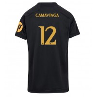 Fotbalové Dres Real Madrid Eduardo Camavinga #12 Dámské Alternativní 2023-24 Krátký Rukáv